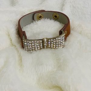 Cognac Cuff Bracelet